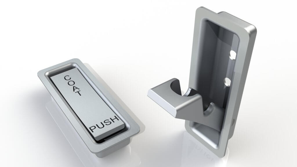 flush coat hooks